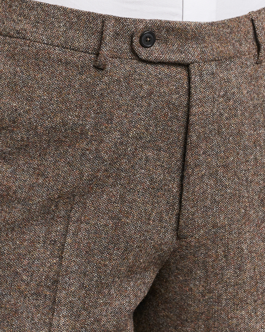 Homme | Pantalons | Walker Slater | Edward Wool Donegal Trousers Brown