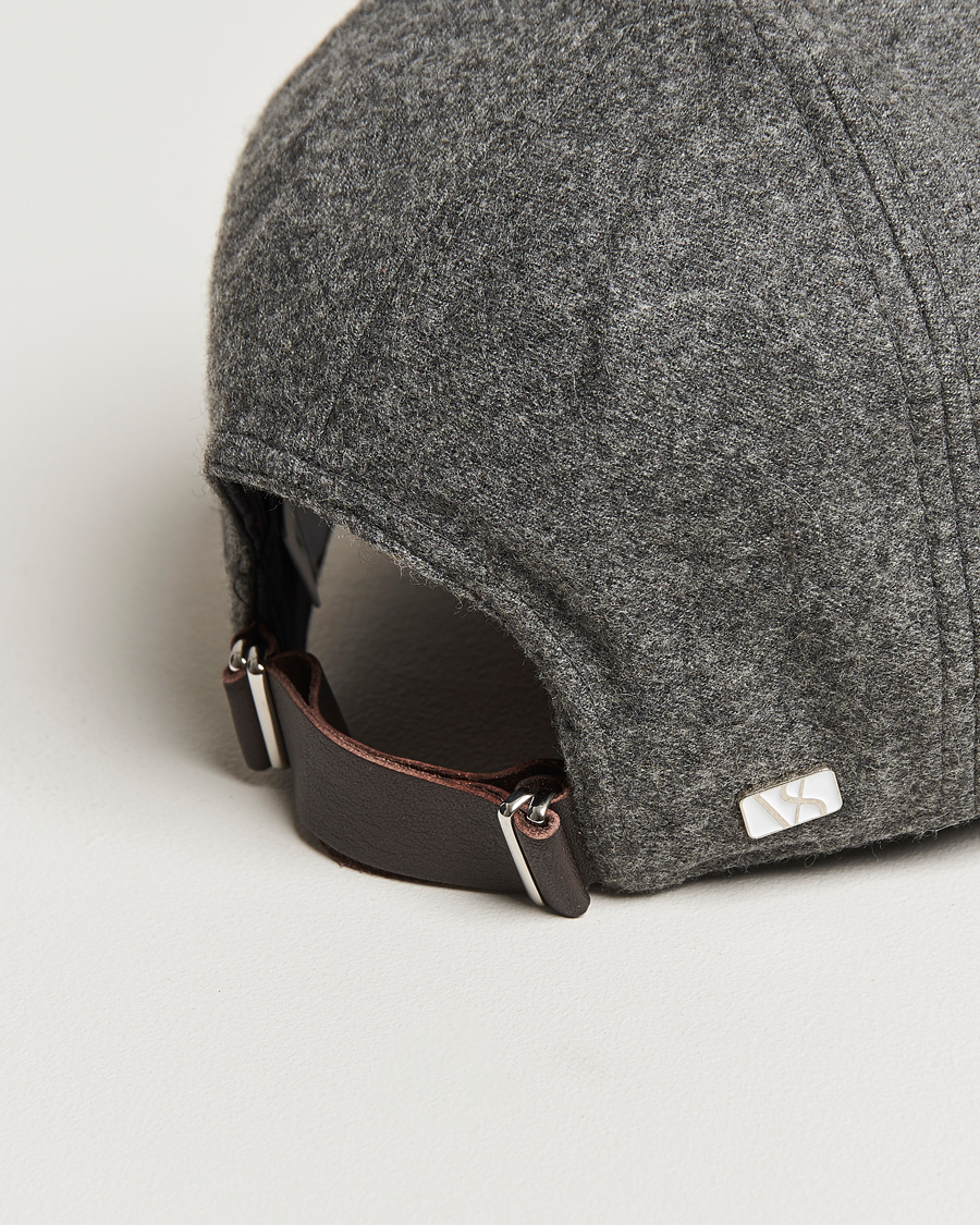 Homme | Bobs Et Casquettes | Varsity Headwear | Cashmere Baseball Cap Flint Grey