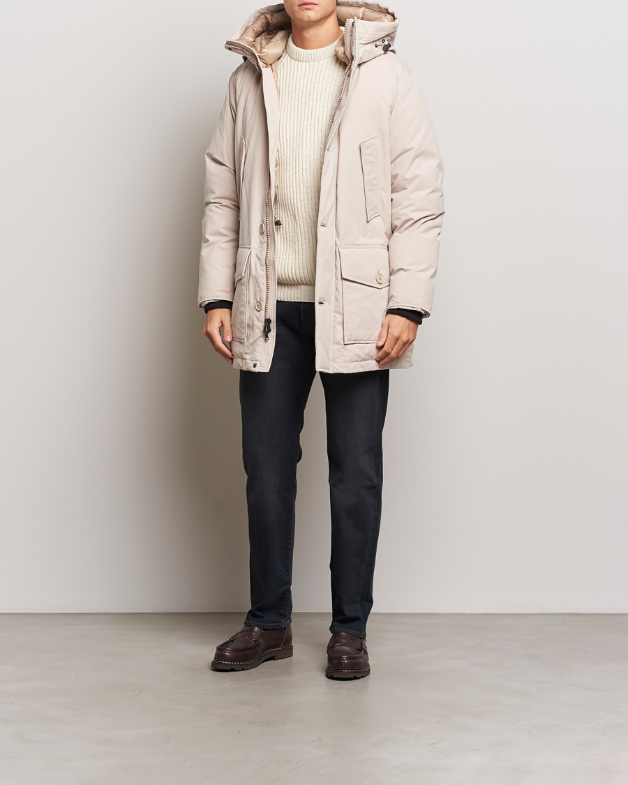 Homme | Manteaux Et Vestes | Woolrich | Peached Cotton Arctic Parka Oxford Tan