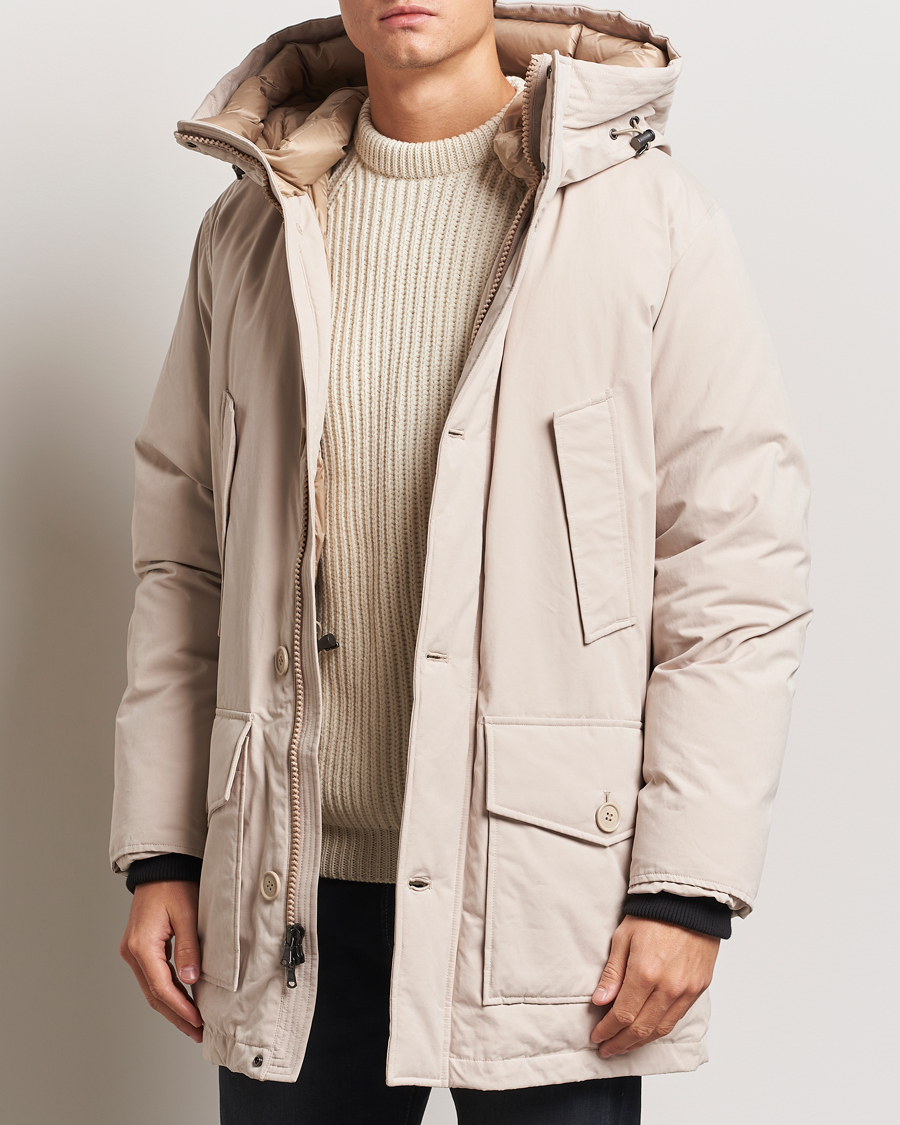 Homme | Manteaux Et Vestes | Woolrich | Peached Cotton Arctic Parka Oxford Tan
