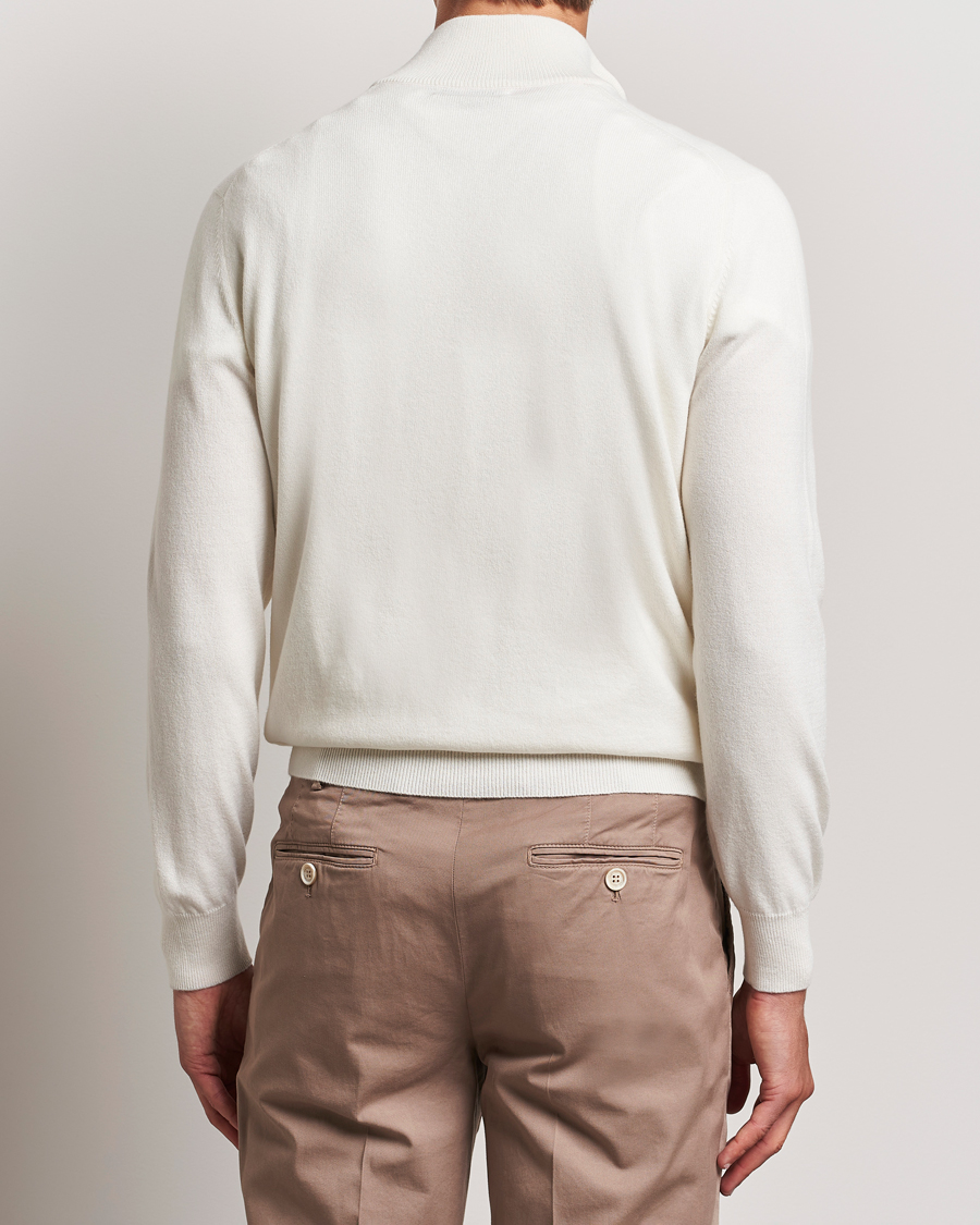 Homme | Pulls Et Tricots | Brunello Cucinelli | 2 Ply Cashmere Half Zip Panama