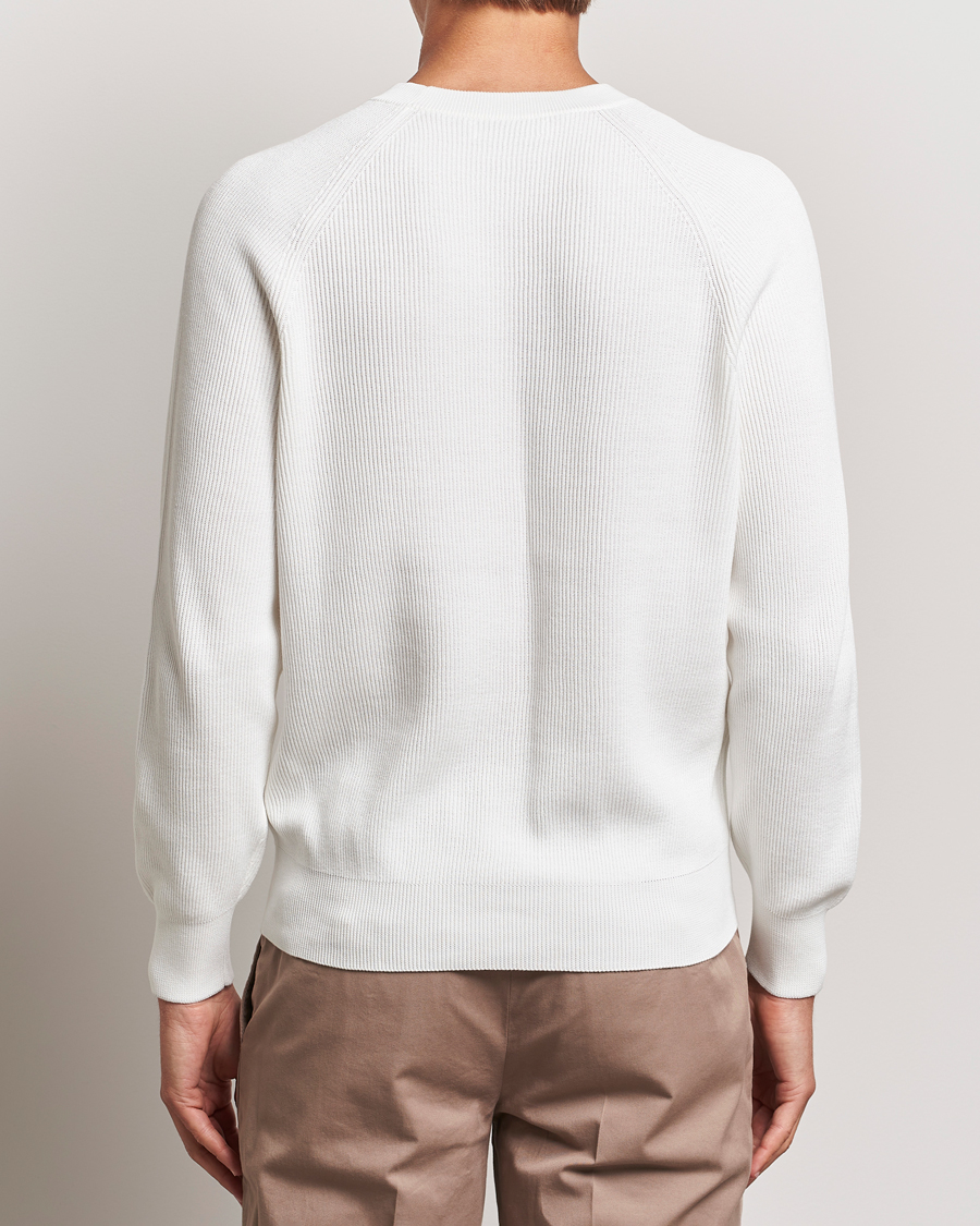 Homme | Pulls Et Tricots | Brunello Cucinelli | Cotton Rib Crew Neck Panama