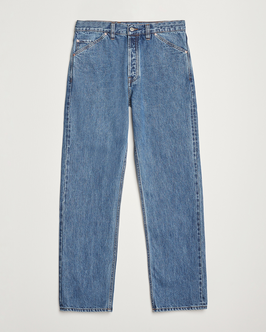 Homme | Pantalons | Drake's | 5-Pocket Japanese Selvedge Jeans Bleach