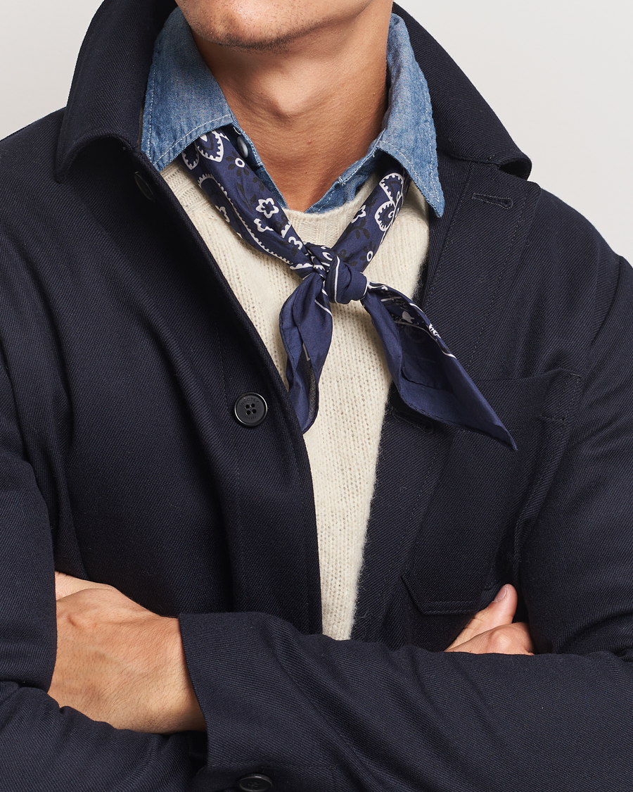 Homme | Écharpes | Drake's | Drake'sClassic Paisley BandanaNavy