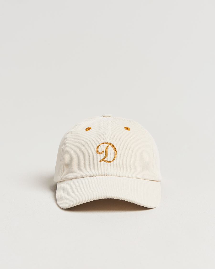 Homme | Drake's D'Capital Embroidery Cord Cap Ecru | Drake's | D'Capital Embroidery Cord Cap Ecru
