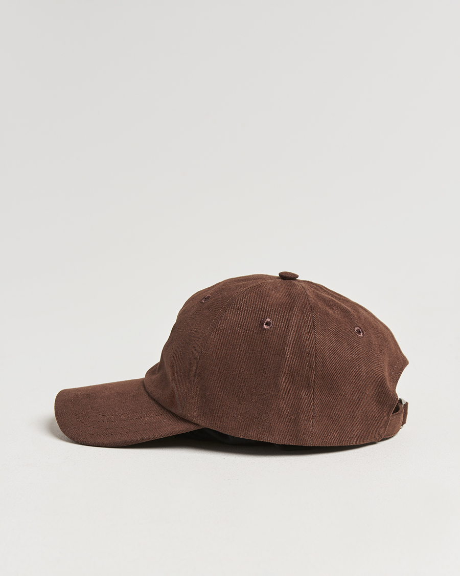 Homme | Drake's Embroidered Dog Heavy Twill Cap Brown | Drake's | Embroidered Dog Heavy Twill Cap Brown