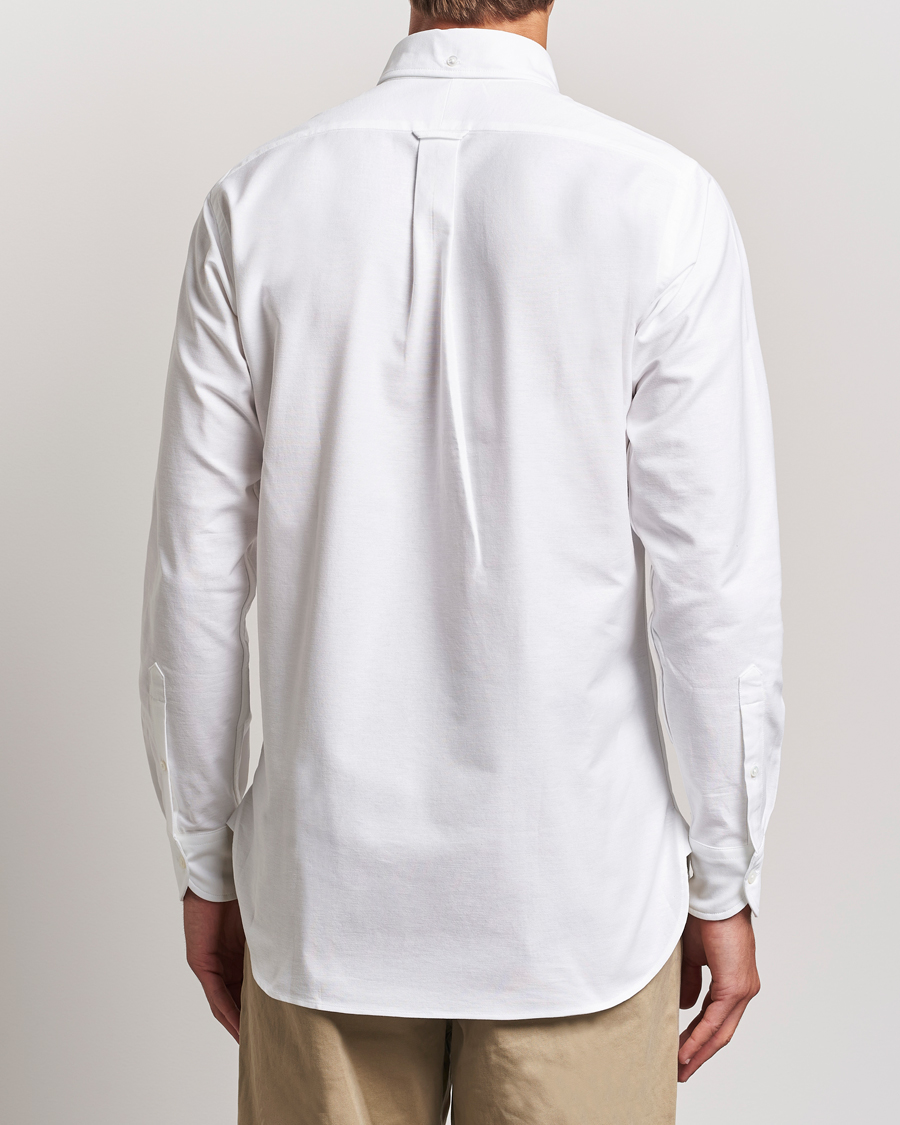 Homme | Chemises | Drake's | Button Down Oxford Shirt White