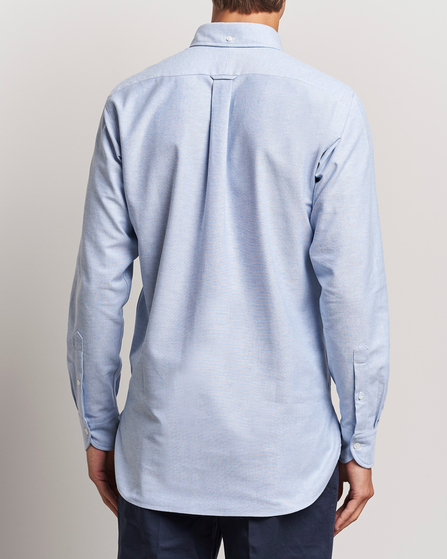 Homme | Chemises | Drake's | Button Down Oxford Shirt Blue