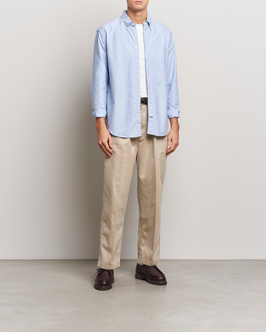 Homme | Chemises | Gitman Vintage | Button Down Oxford Shirt Light Blue