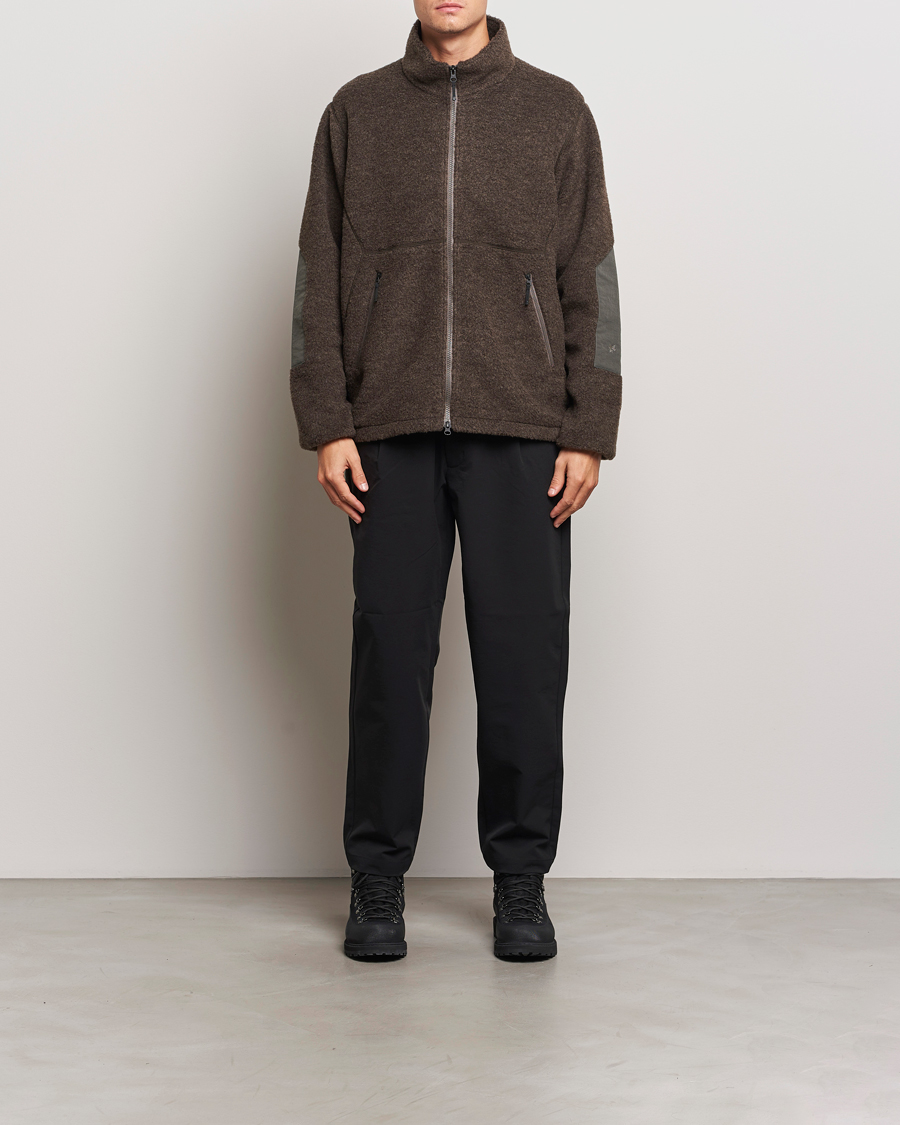 Homme | Manteaux Et Vestes | Goldwin | Wool Boa Fleece Jacket Brown