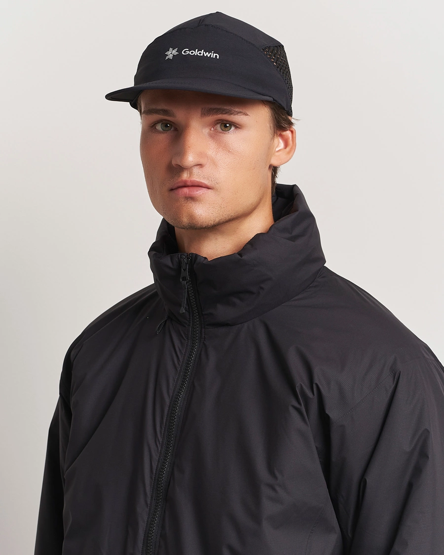 Homme | Goldwin Utility Jet Mesh Run Cap Black | Goldwin | Utility Jet Mesh Run Cap Black