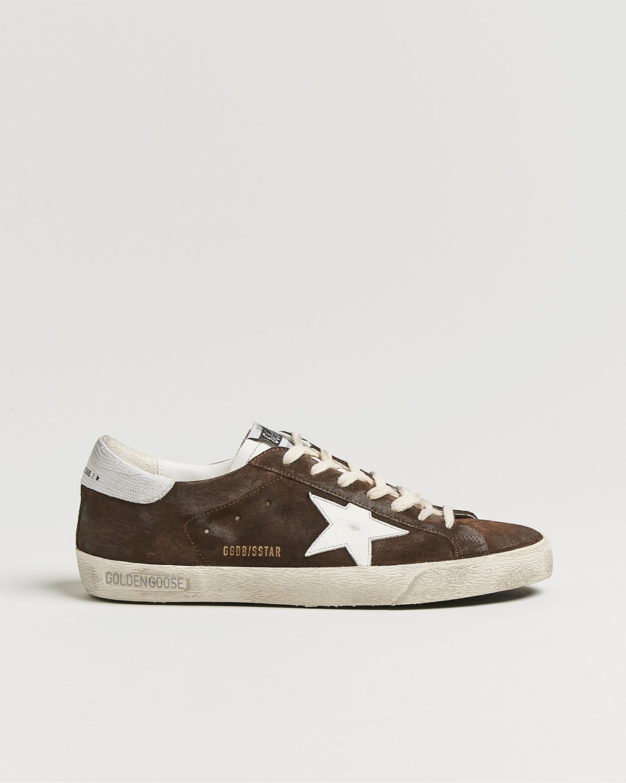 Homme | Golden Goose Super-Star Sneakers Dark Brown | Golden Goose | Super-Star Sneakers Dark Brown