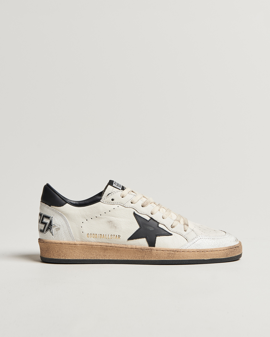 Homme | Golden Goose Ball Star Sneakers White/Black | Golden Goose | Ball Star Sneakers White/Black