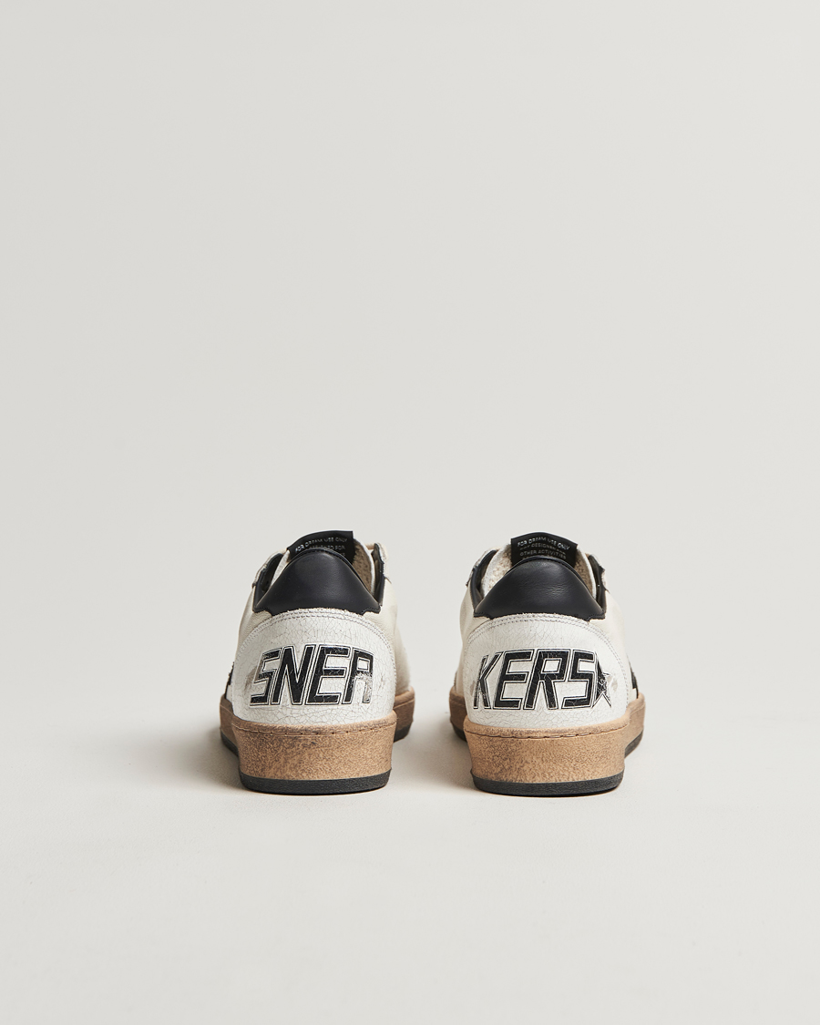 Homme | Golden Goose Ball Star Sneakers White/Black | Golden Goose | Ball Star Sneakers White/Black