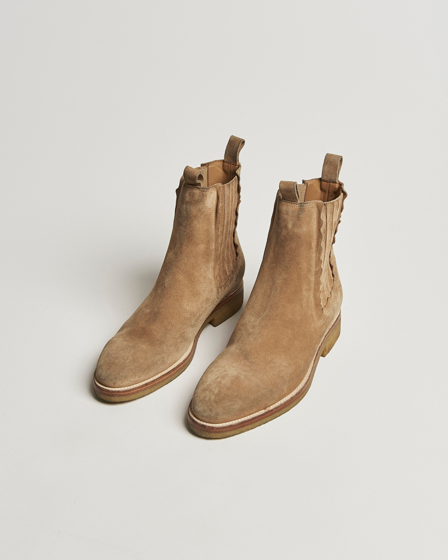 Homme | Golden Goose Chelsea Boots Beige Suede | Golden Goose | Chelsea Boots Beige Suede