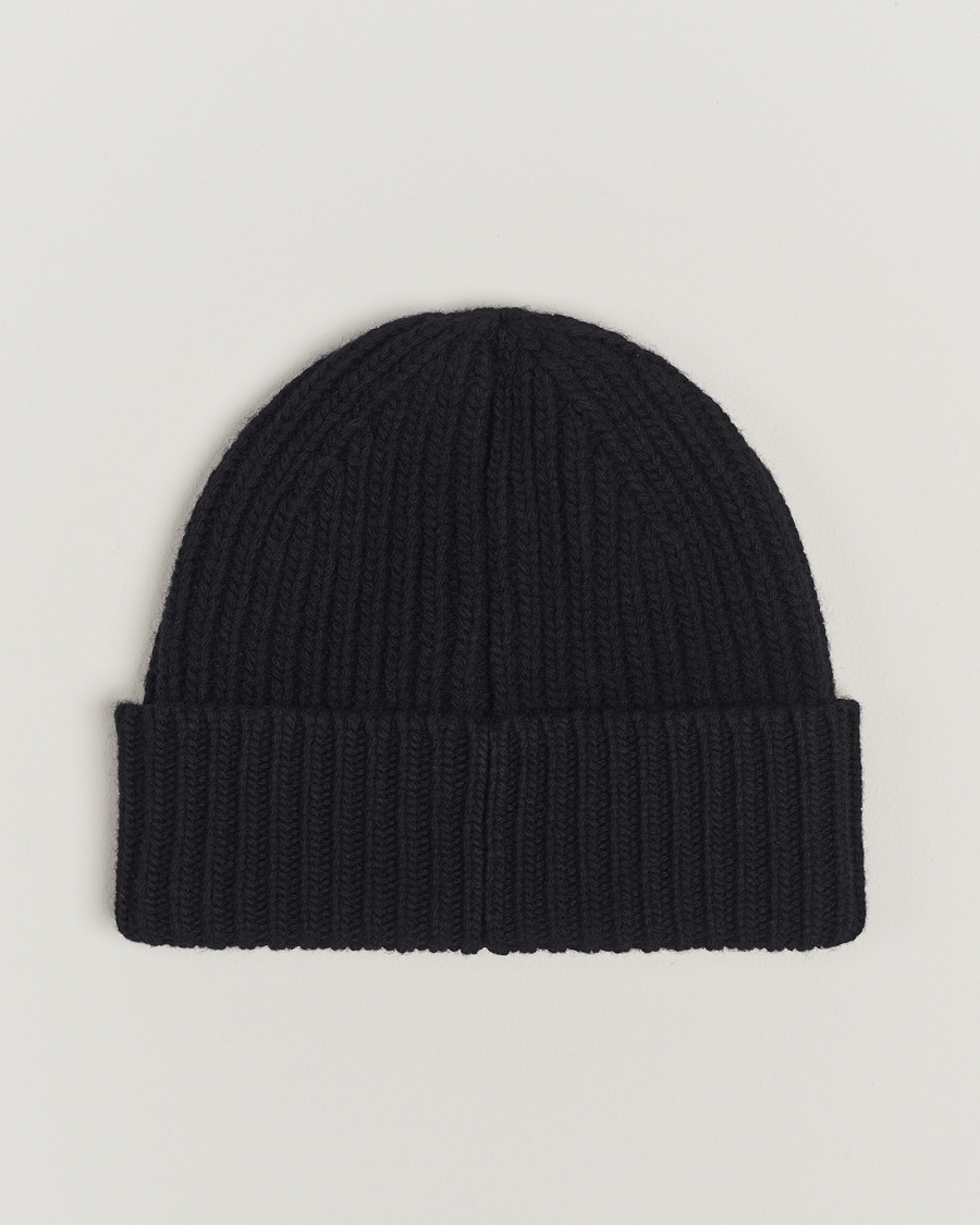 Homme | Golden Goose Rib Wool Beanie Black | Golden Goose | Rib Wool Beanie Black