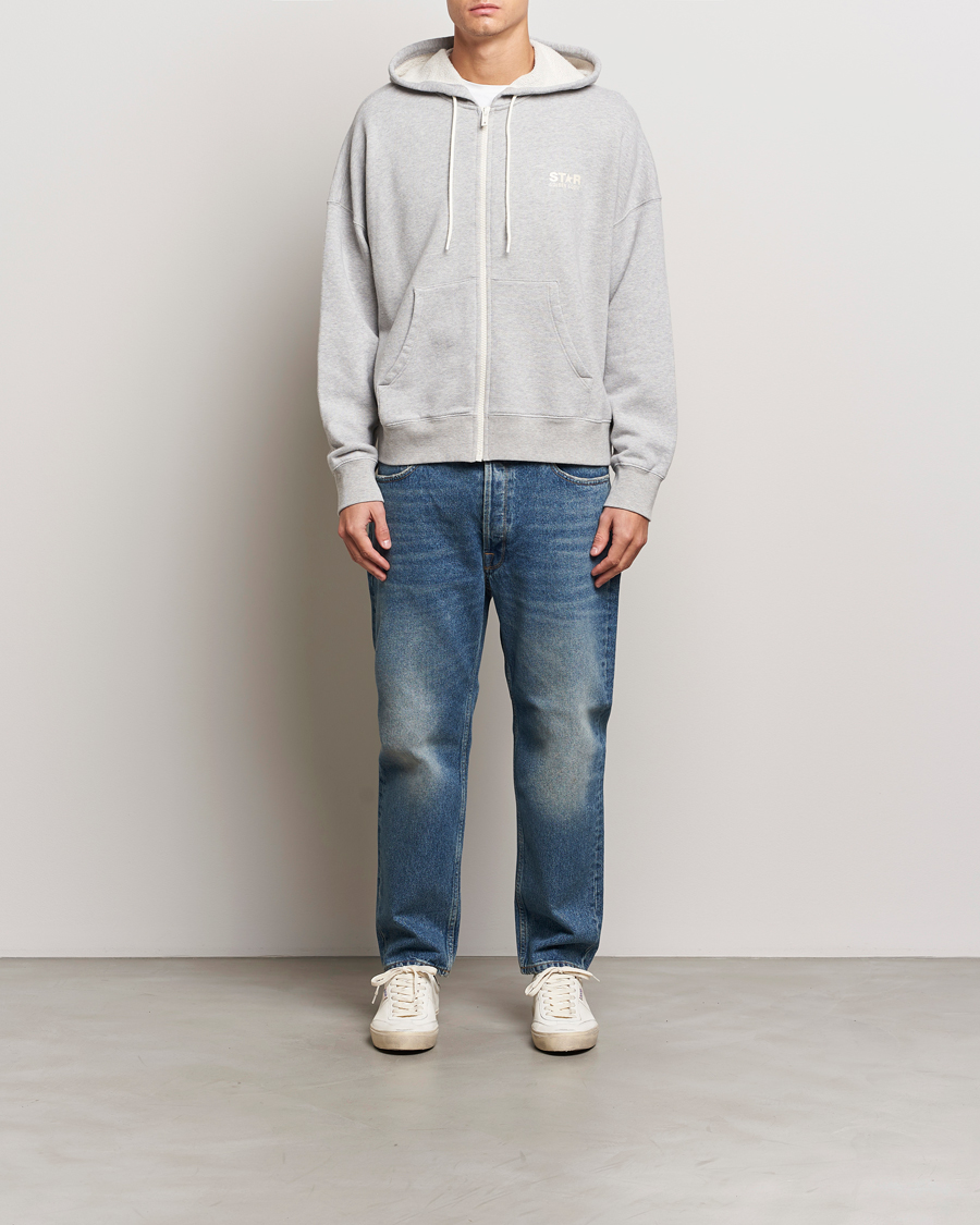 Homme | Pulls Et Tricots | Golden Goose | Full Zip Hoodie Light Grey