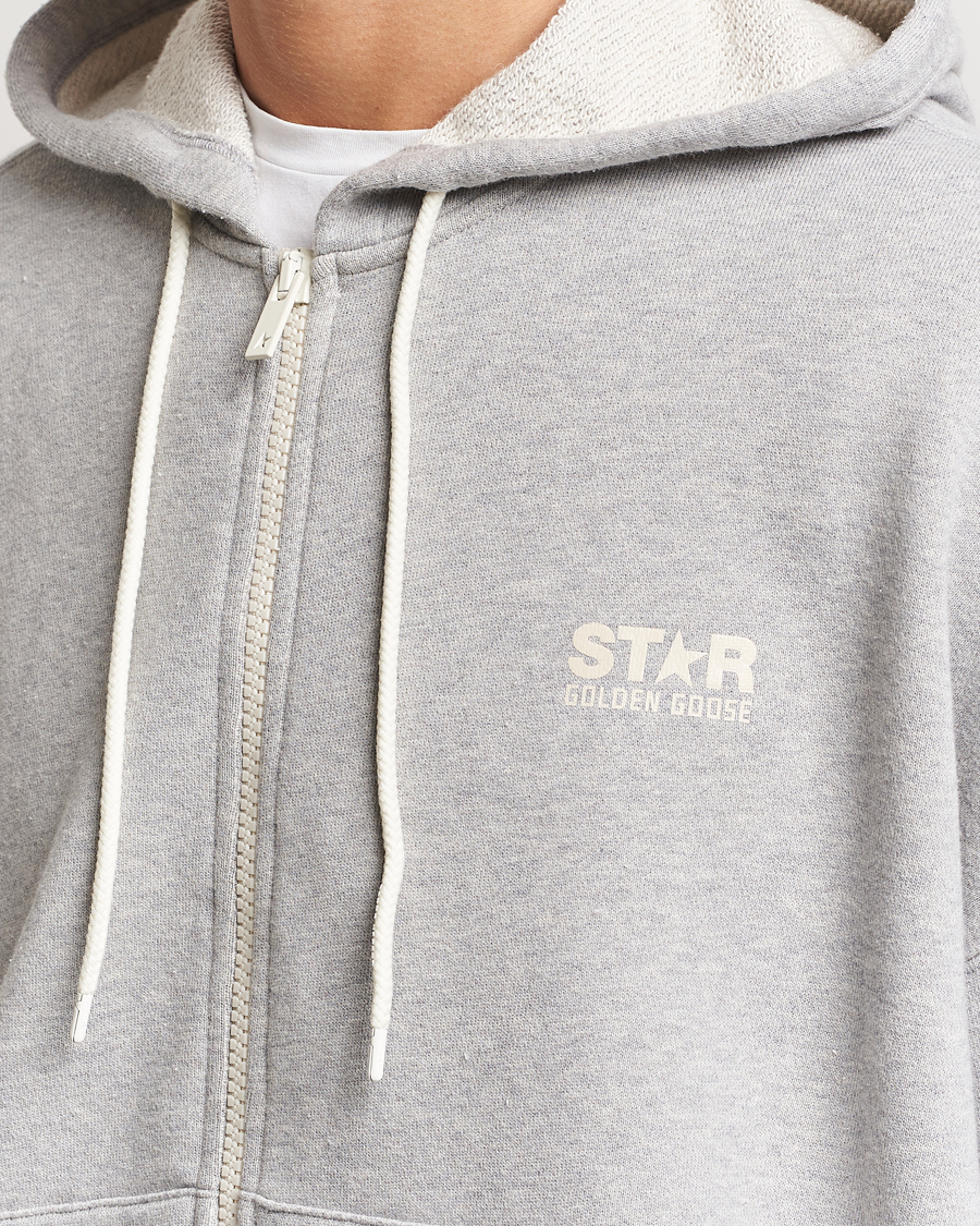 Homme | Pulls Et Tricots | Golden Goose | Full Zip Hoodie Light Grey