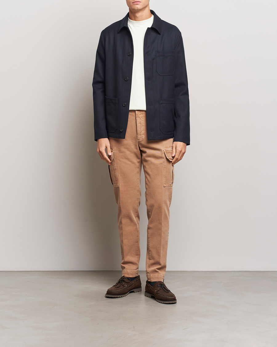 Homme | Pantalons | Incotex | Slim Fit Cargo Pants Military