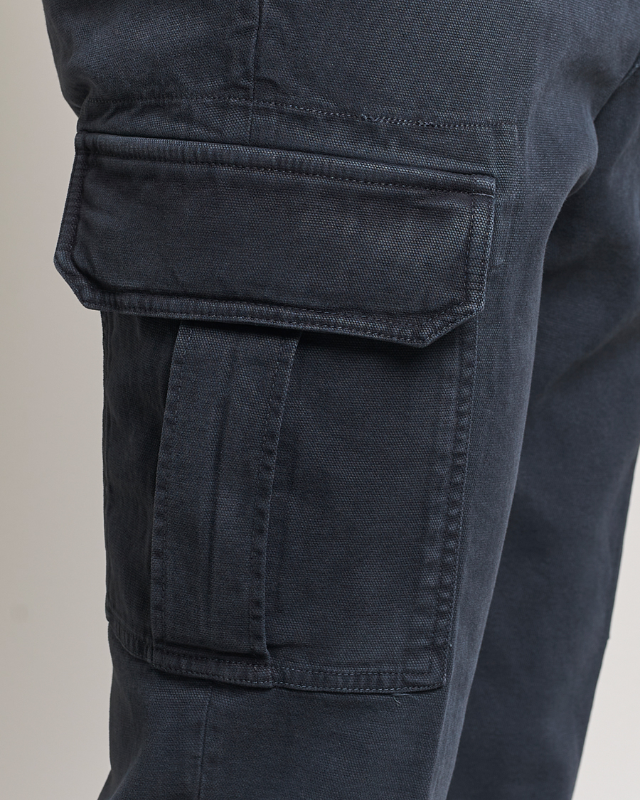Homme | Pantalons | Incotex | Slim Fit Cargo Pants Navy