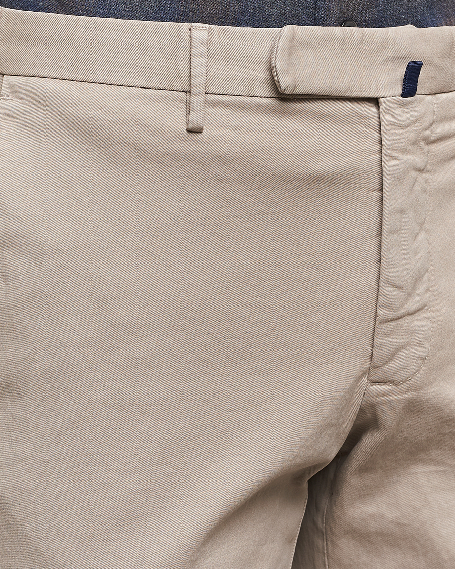 Homme | Pantalons | Incotex | Slim Fit Cotton Stretch Chinos Khaki