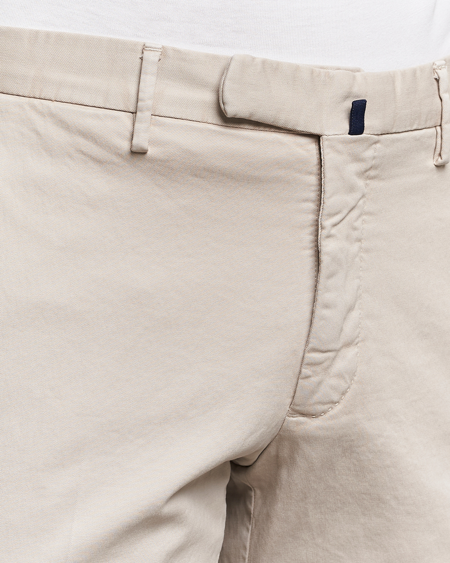 Homme | Pantalons | Incotex | Slim Fit Cotton Stretch Chinos Light Beige