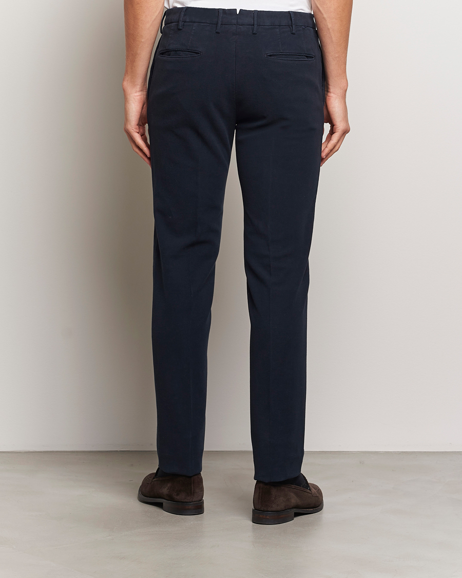 Homme | Pantalons | Incotex | Slim Fit Luxury Moleskine Trousers Navy