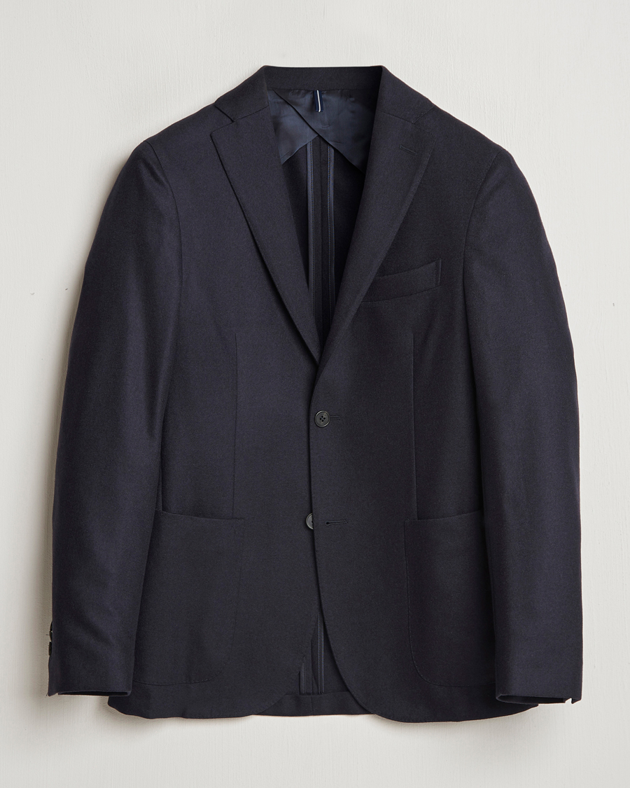 Homme | Blazers | Incotex | Wool/Cashmere Blazer Navy