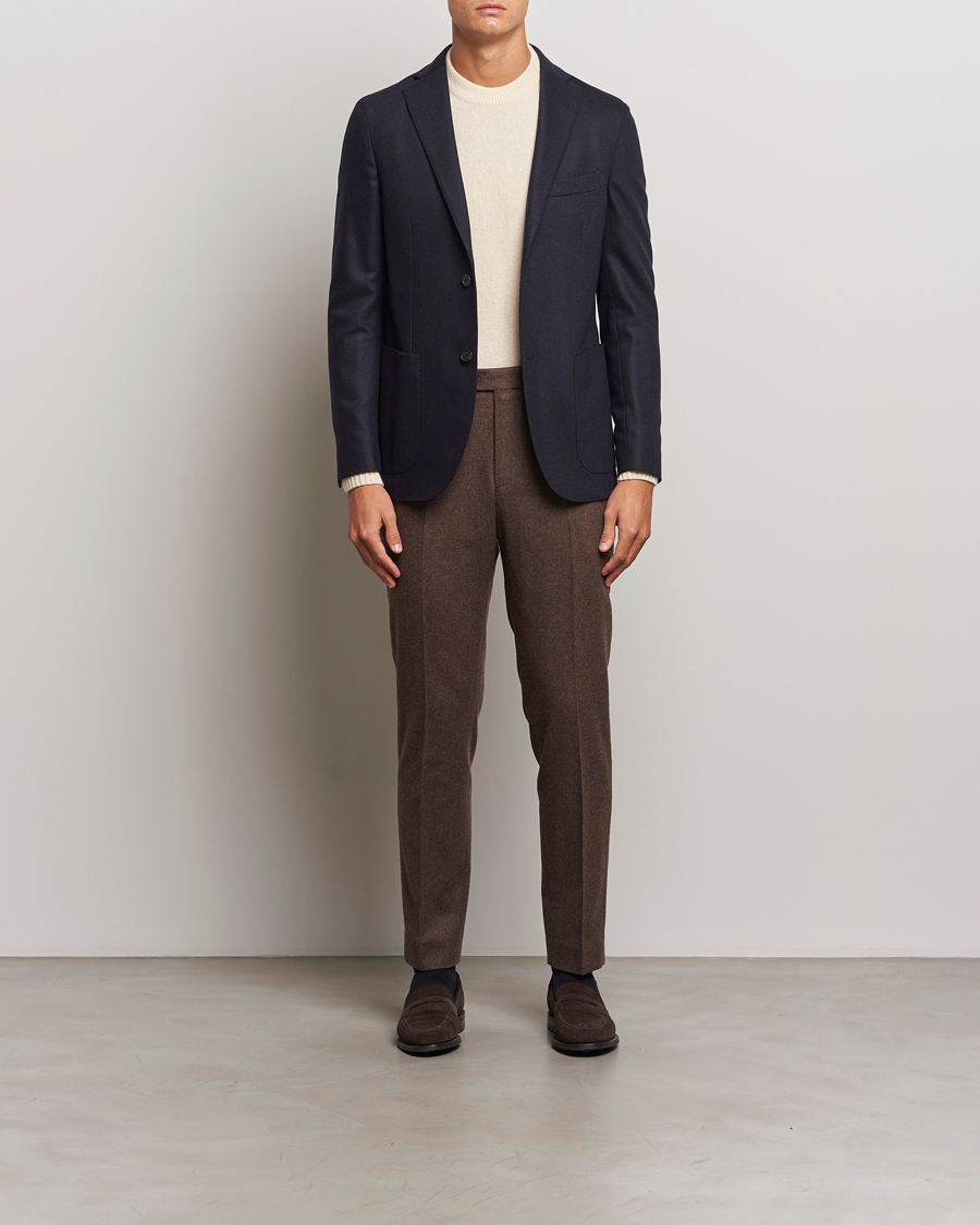 Homme | Blazers | Incotex | Wool/Cashmere Blazer Navy