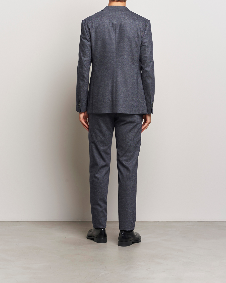 Homme | Costumes | Giorgio Armani | Soho Wool/Cashmere Flannel Suit Navy Melange