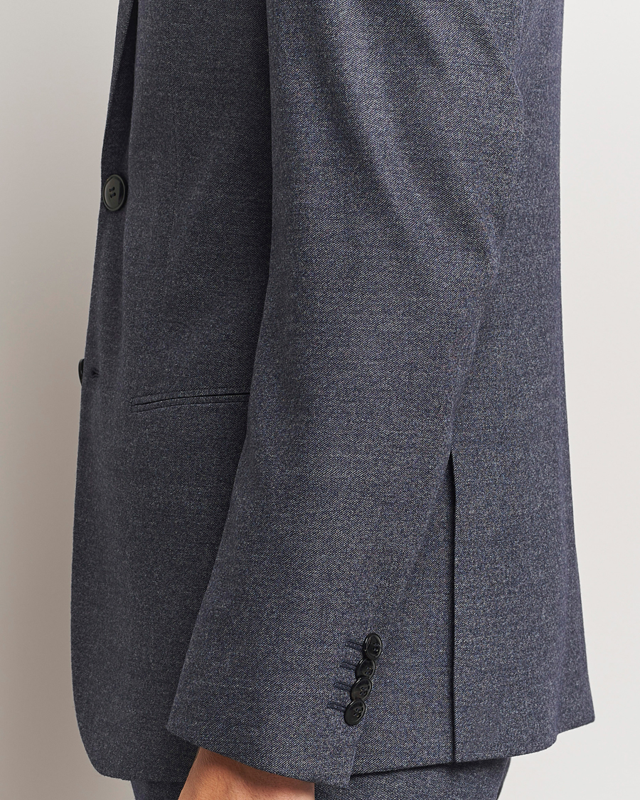 Homme | Costumes | Giorgio Armani | Soho Wool/Cashmere Flannel Suit Navy Melange