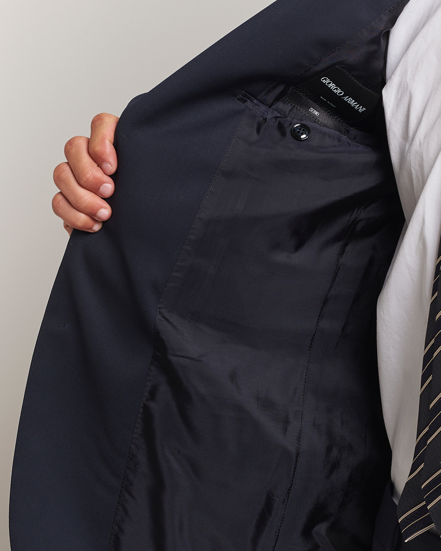 Homme | Costumes | Giorgio Armani | Soho Virgin Wool Suit Navy