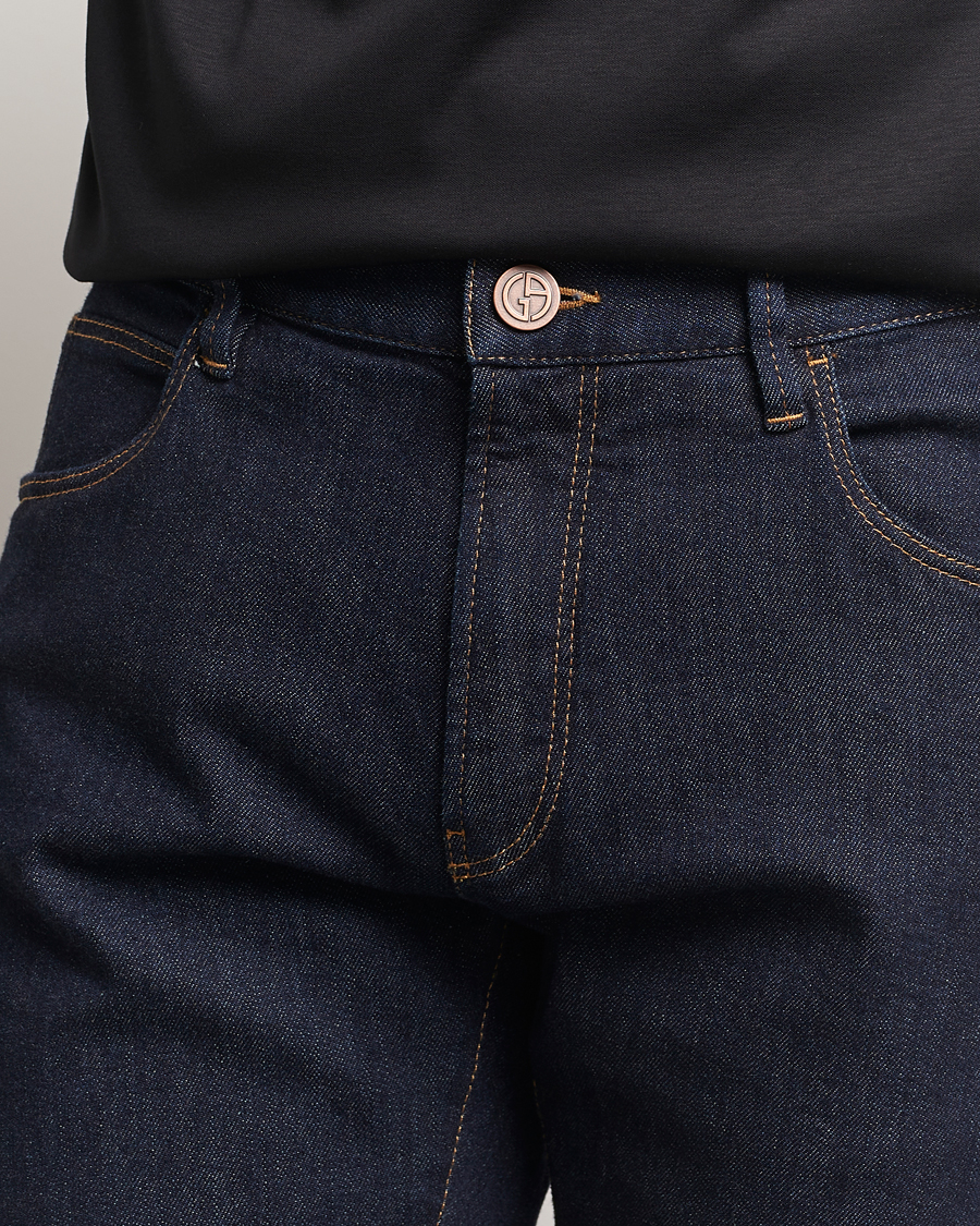 Homme | Jeans | Giorgio Armani | 5-Pocket Denim Pants Dark Indigo