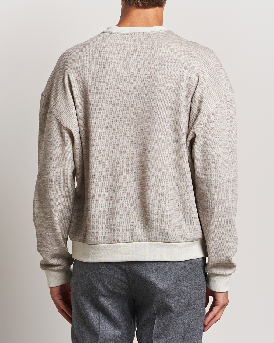 Homme | Pulls Et Tricots | Giorgio Armani | Light Wool Crew Neck Light Beige
