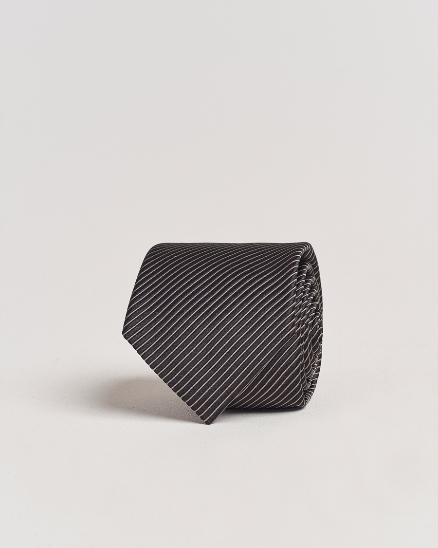 Homme | Giorgio Armani Jacquard Twill Silk Tie Chocolate | Giorgio Armani | Jacquard Twill Silk Tie Chocolate