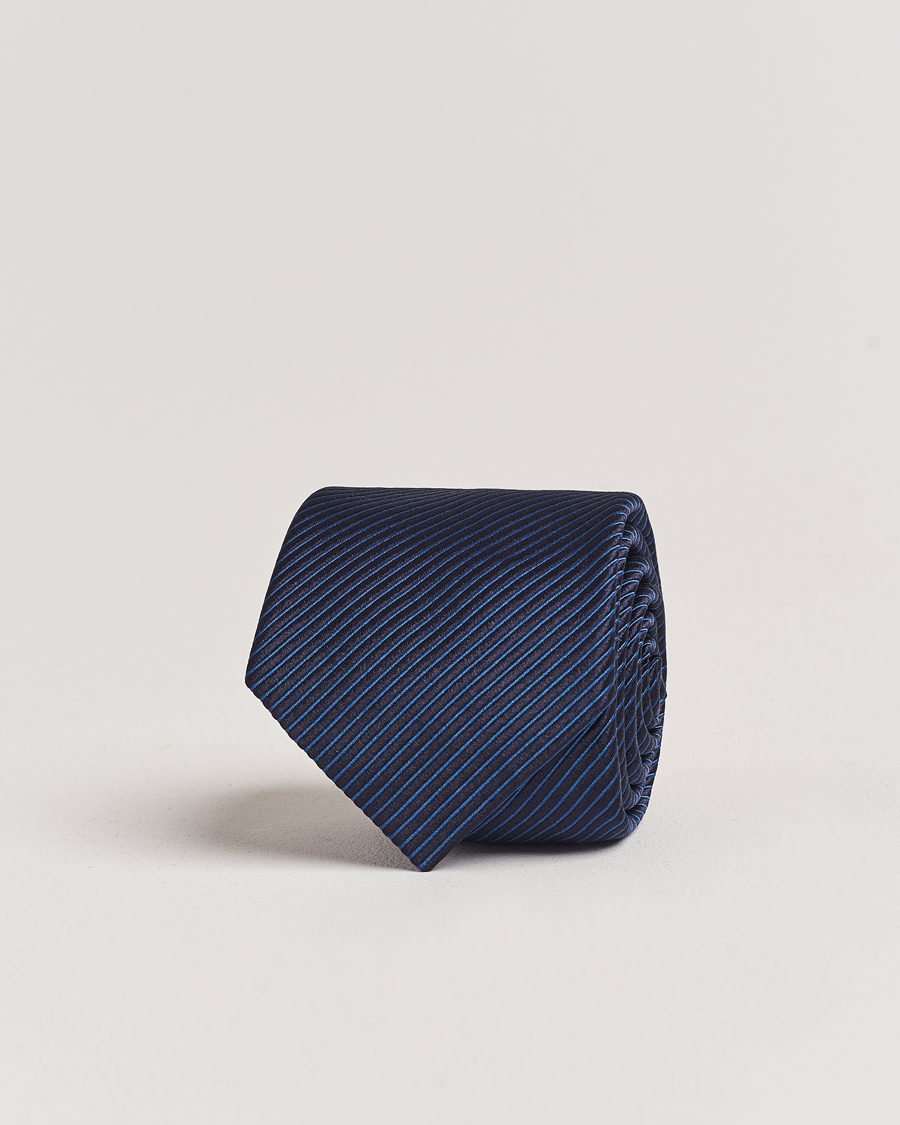 Homme | Giorgio Armani Jacquard Twill Silk Tie Navy | Giorgio Armani | Jacquard Twill Silk Tie Navy