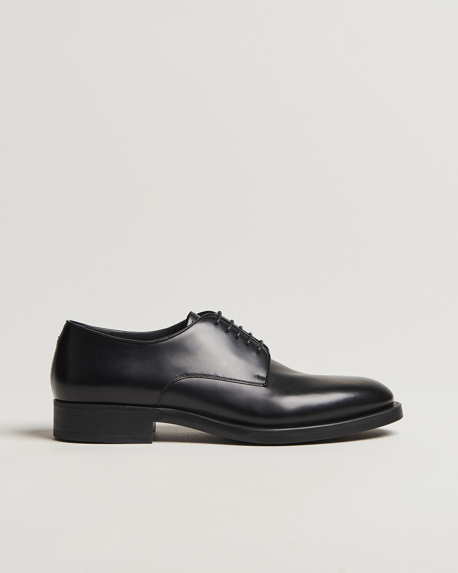 Homme | Giorgio Armani Lace Up Derby Shoes Black Calf | Giorgio Armani | Lace Up Derby Shoes Black Calf