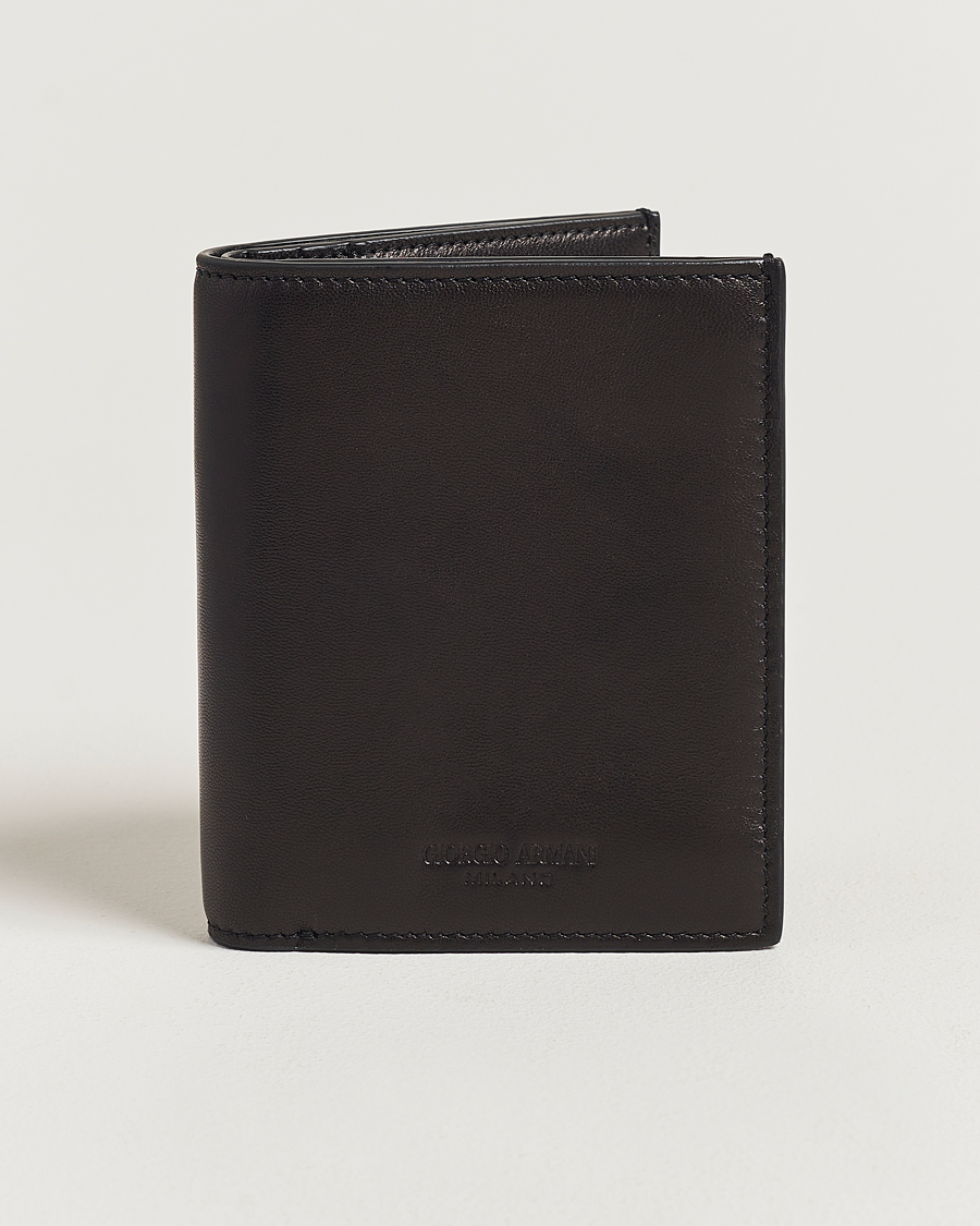 Homme | Giorgio Armani Nappa Leather Wallet Black | Giorgio Armani | Nappa Leather Wallet Black