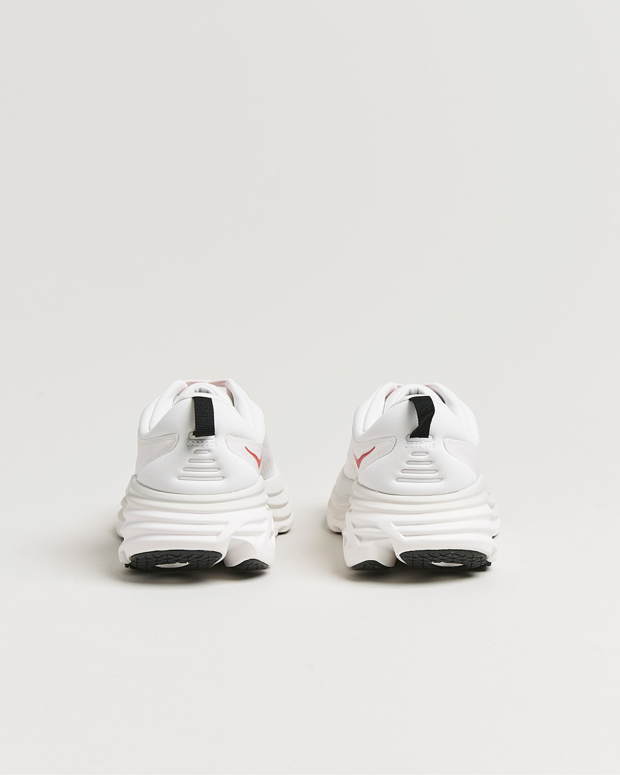 Homme | Hoka Bondi 8 White/Vermillion | Hoka | Bondi 8 White/Vermillion