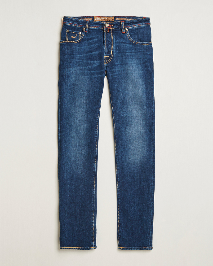 Homme | Jeans | Jacob Cohën | Nick Limited Edition Slim Fit Jeans Mid Blue