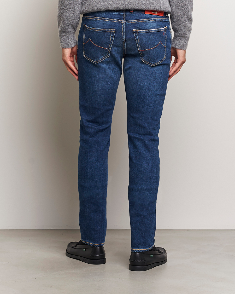 Homme | Jeans | Jacob Cohën | Nick Limited Edition Slim Fit Jeans Mid Blue