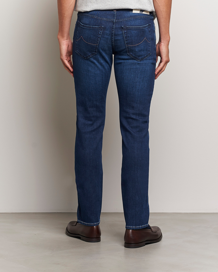 Homme | Jeans | Jacob Cohën | Bard Paris Slim Fit Stretch Jeans Blue