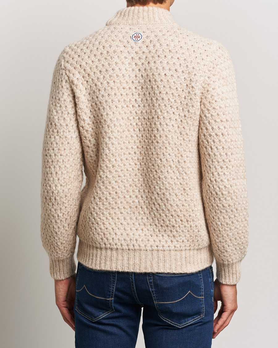 Homme | Pulls Et Tricots | Jacob Cohën | Loose Knit Alpaca/Wool Sweater Melange White