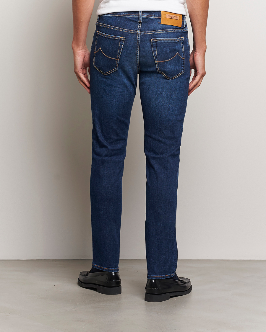Homme | Jeans | Jacob Cohën | Bard Slim Fit Stretch Jeans Mid Blue
