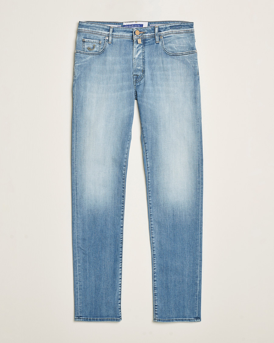 Homme | Jeans | Jacob Cohën | Bard Slim Fit Streatch Jeans Light Blue