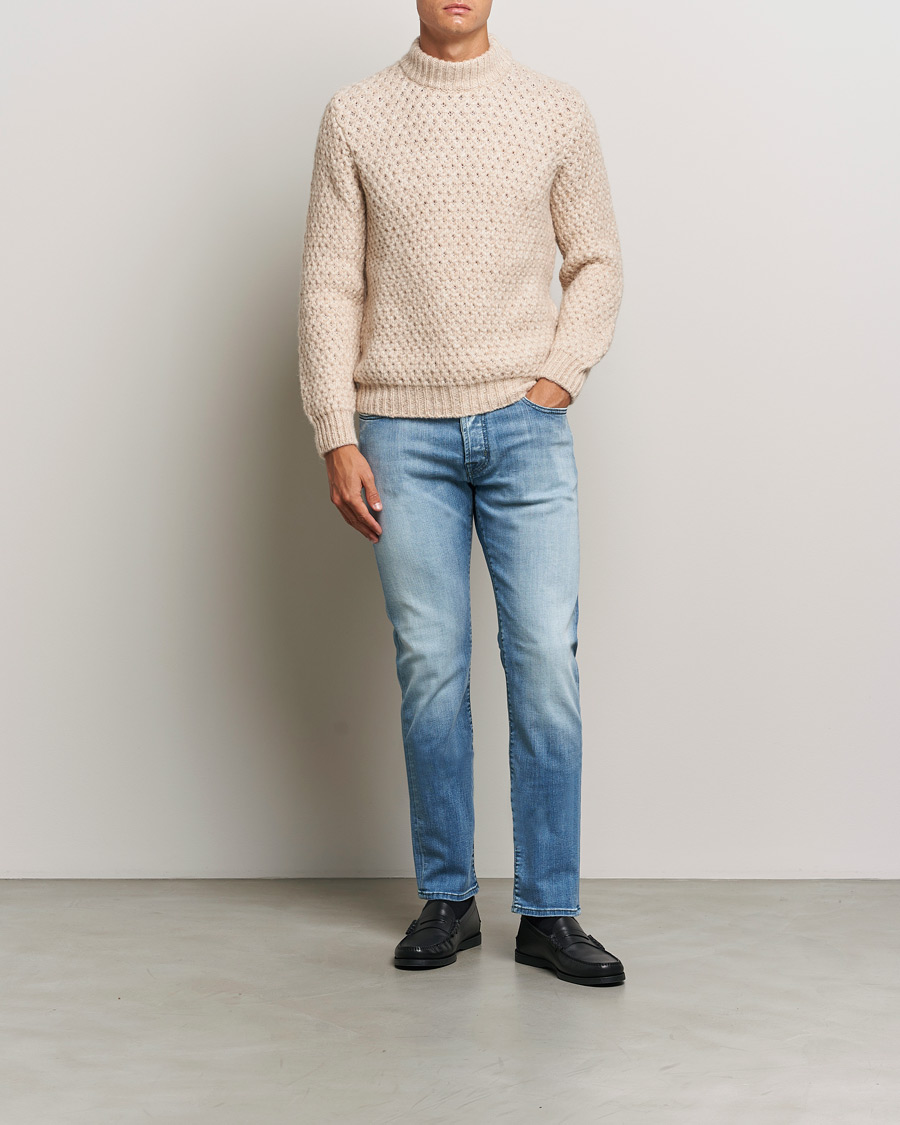 Homme | Jeans | Jacob Cohën | Bard Slim Fit Streatch Jeans Light Blue