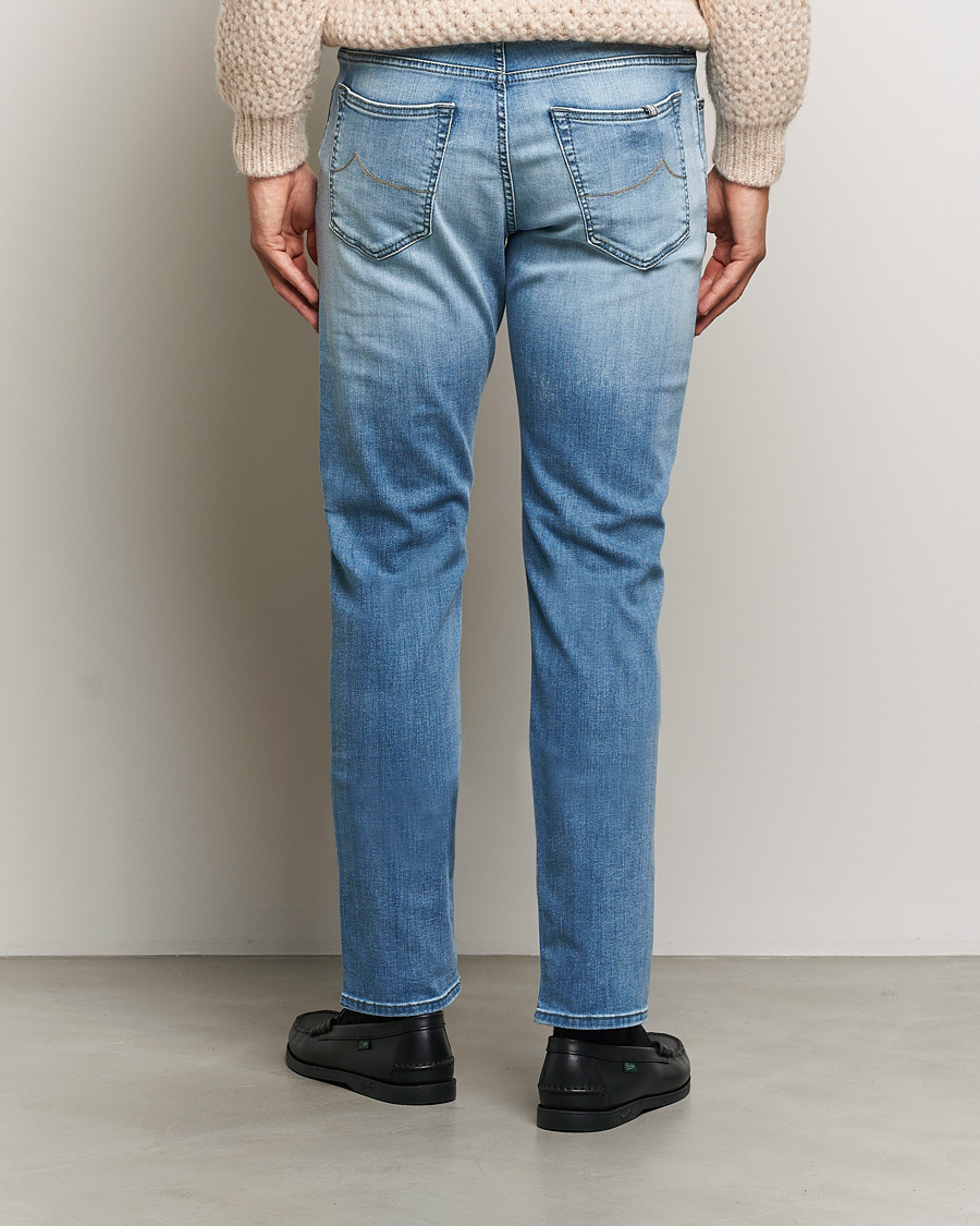 Homme | Jeans | Jacob Cohën | Bard Slim Fit Streatch Jeans Light Blue