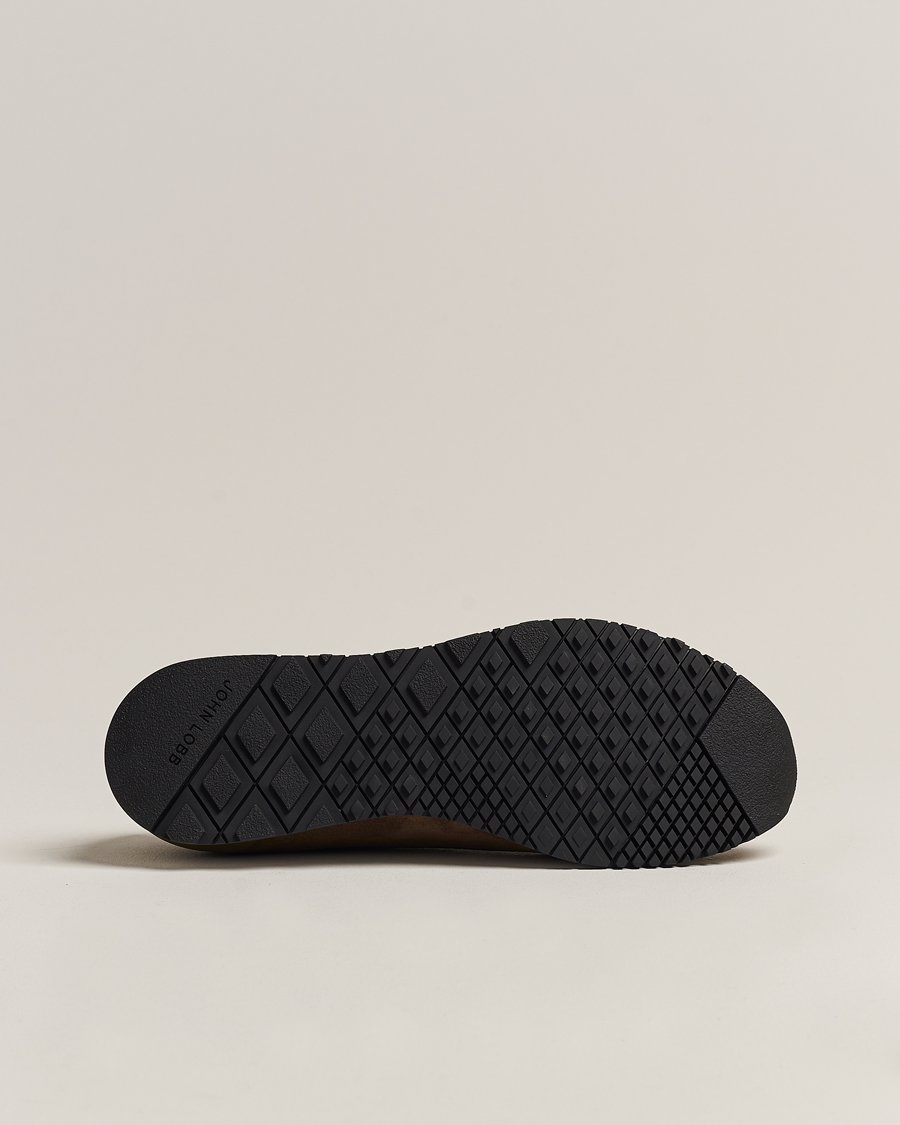 Homme | John Lobb Foundry Running Sneakers Olive Suede | John Lobb | Foundry Running Sneakers Olive Suede