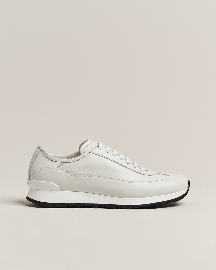 Homme | John Lobb Foundry Running Sneakers White Calf | John Lobb | Foundry Running Sneakers White Calf