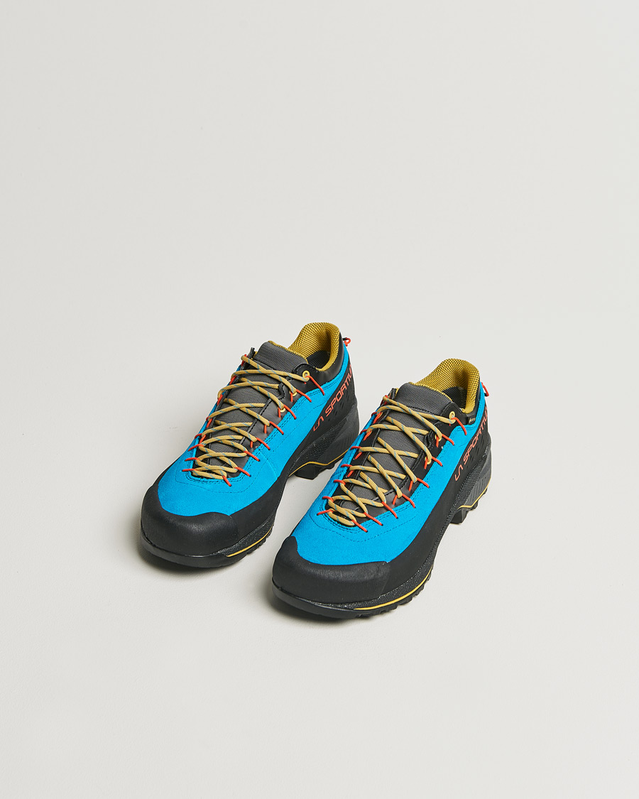 Homme | La Sportiva TX4 Evo GTX Hiking Shoes Tropic Blue/Bamboo | La Sportiva | TX4 Evo GTX Hiking Shoes Tropic Blue/Bamboo